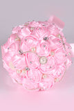 Jolies rondes satin / perle / strass Bouquets de mariée