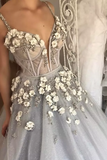 Robe de ballet en robe de balle 2024 Robes de quinceanera à la main avec des fleurs à la main Tulle