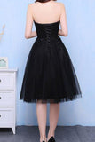 2024 New Arrival Homecoming Robes Sweetheart Tulle avec appliques et cap