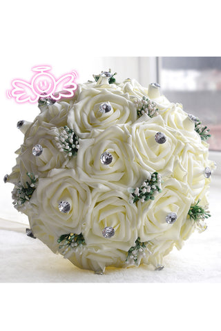 Graceful mousse ronde Bouquets de mariée
