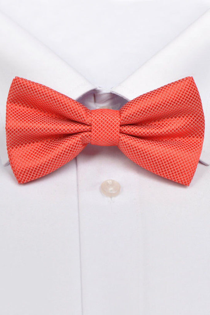 Polyester Mode Bow Tie Orange Rouge