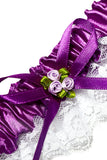 Amazing Lace avec jarretelles de mariage rubans de fleurs