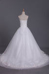 2022 Vintage Wedding Dresses sweetheart A Tulle Ligne Avec Applique Et Sash