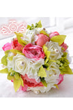 Jolie satin ronde / soie Bouquets de mariée