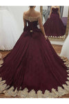 2024 Off The Shoulder Ball Gown Quinceanera Robes Tulle Avec Applique Bow Knot