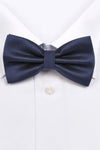 Polyester Mode Bow Tie Dark Navy