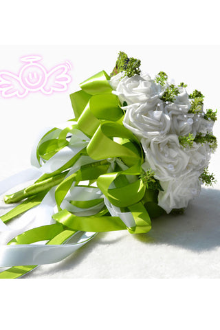Fascinant mousse ronde Bouquets de mariée