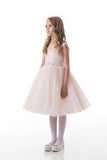 2024 New Arrival Scoop Flower Girl Robes A Line Tulle With Sash