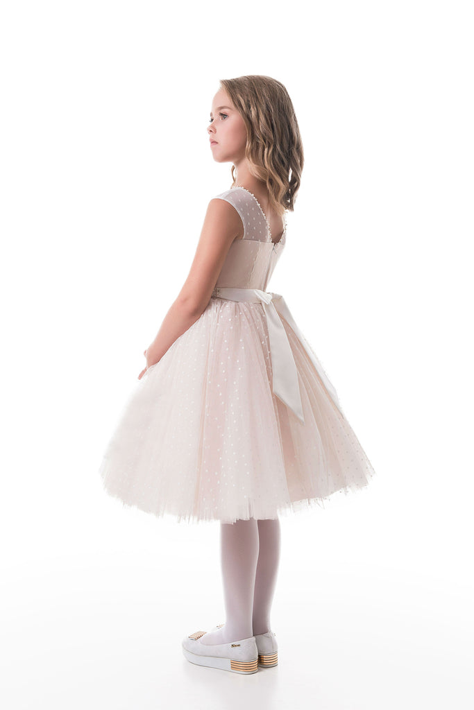 2024 New Arrival Scoop Flower Girl Robes A Line Tulle With Sash