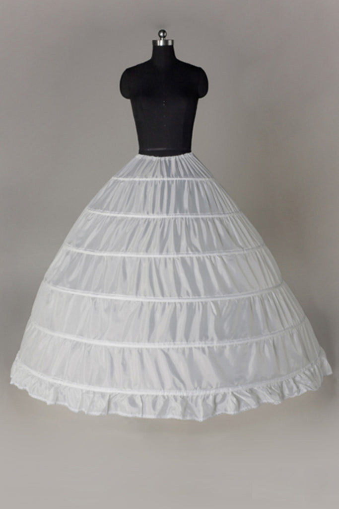 Les femmes en nylon de longueur de plancher 1 Tiers robe de bal Jupons P005