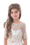 2022 New Arrival Sweetheart Flower Girl Dresses A Line Satin With Jacket
