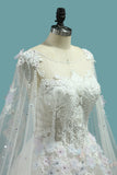 2024 Robes de mariée à la vente chaude Lace Up Avec Appliques Et Sequins Et Bow Knot Off The Shoulder