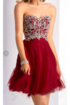 2022 Homecoming Robes A Line Sweetheart Tulle With Beading